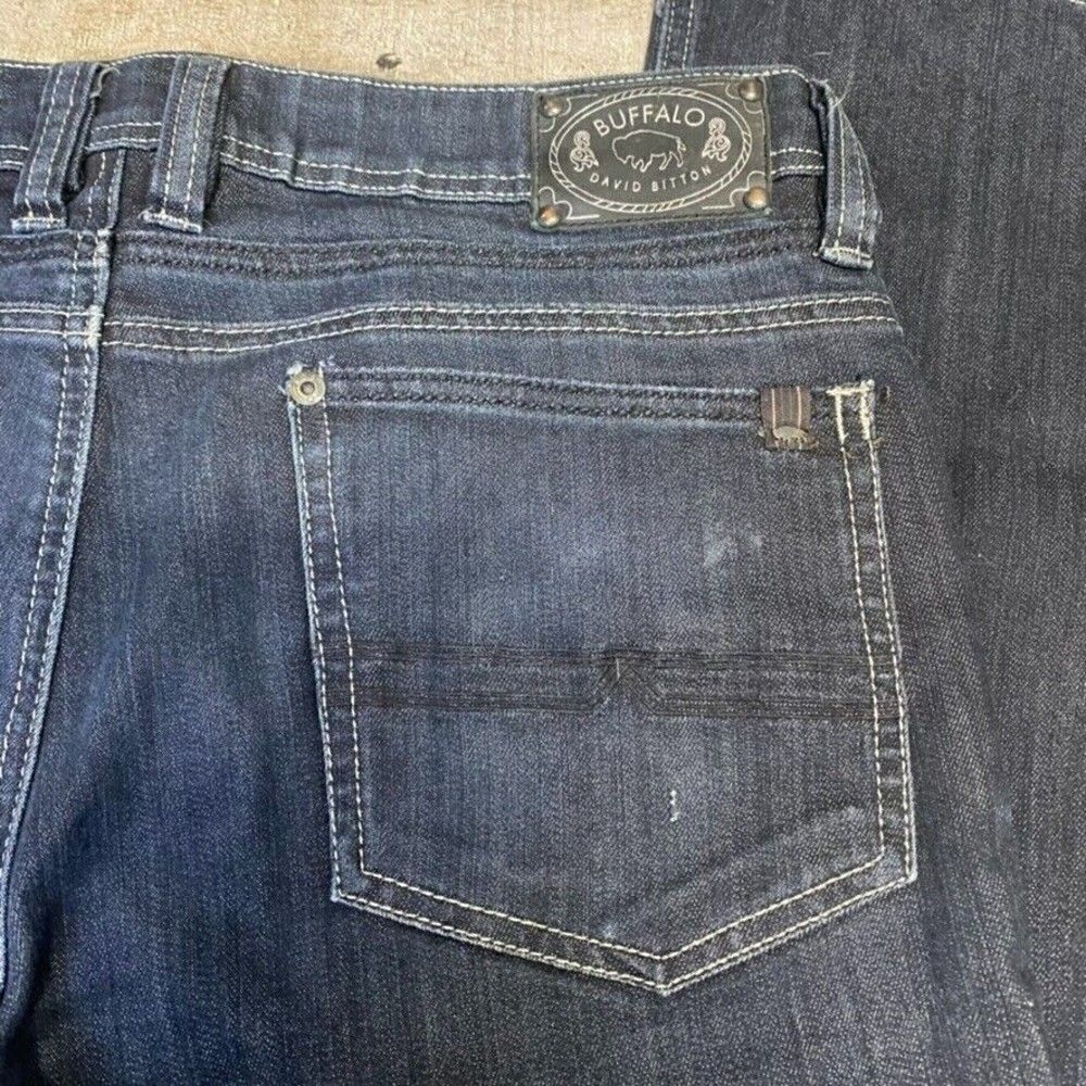Buffalo David Bitton Evan Basic Slim Straight Blu… - image 6